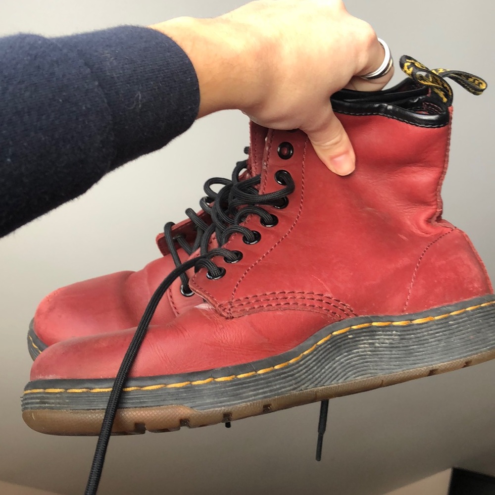 Dr. Martens Maroon Boots